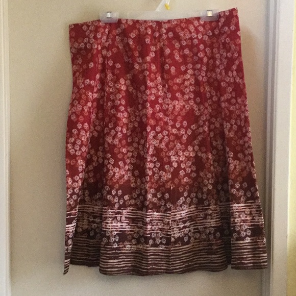 Skirt size 14 New Royal Robbins RR Summer Cloth Printed - Picture 1 of 4